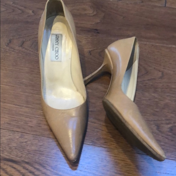 Jimmy Choo Shoes - AUTHENTIC JIMMY CHOO NUDE PUMPS